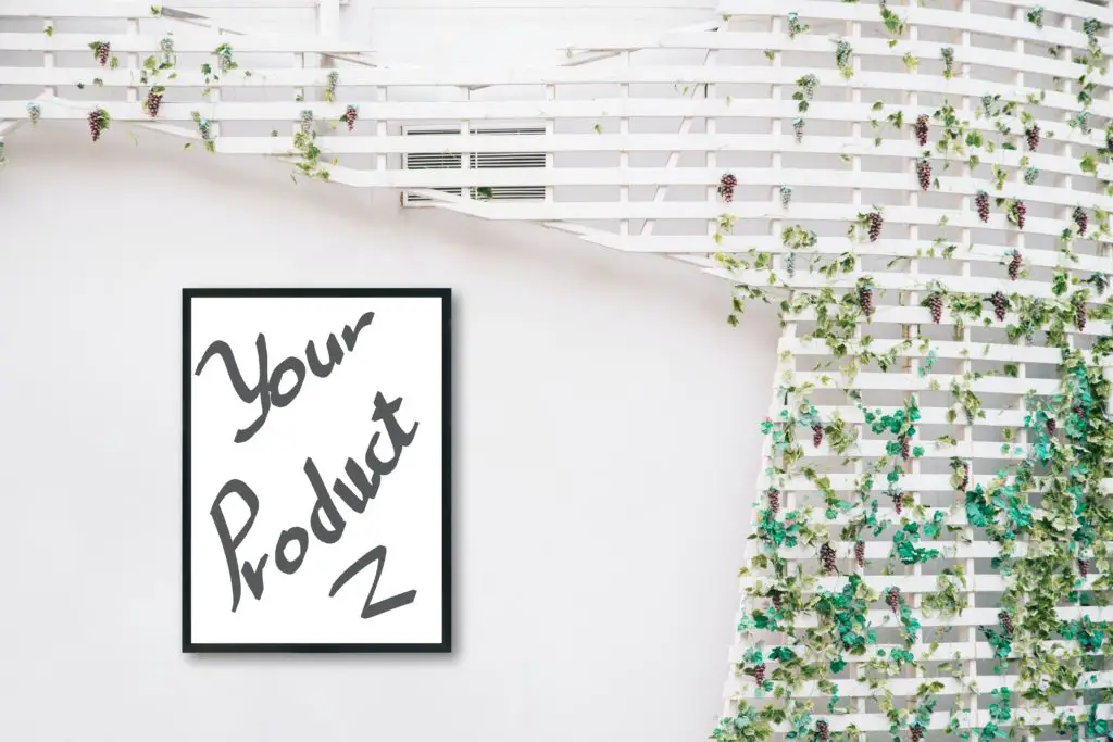 Photo frame with the words "Your Product" written in it