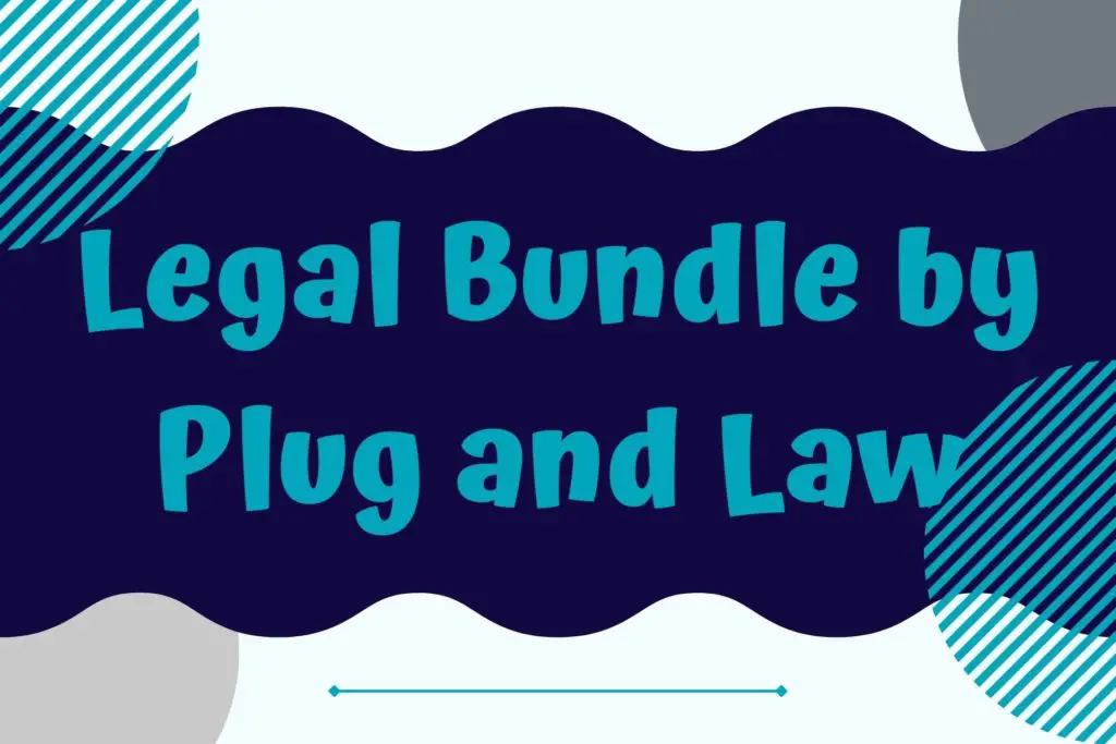 Graphic for the Legal Bunlde Resource by Plug and Law